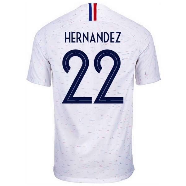 Camiseta Francia 2ª Hernandez 2018 Blanco